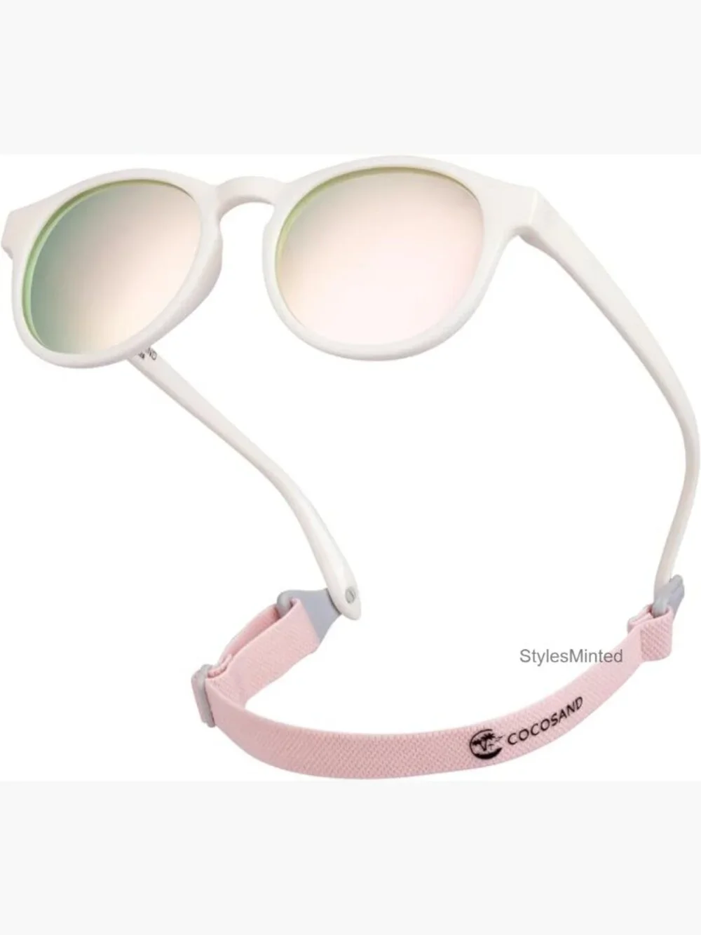 Kids Polarized Flexible Sunglasses with Strap for Toddlers